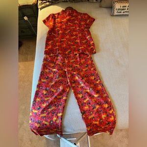 J Crew Collection Silk top and bottoms